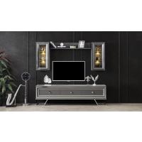Asos Gümüş Metal Ayaklı TV Ünitesi