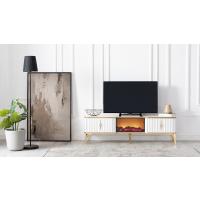 Beyaz Gold detaylı Tv Sehpası Ekol