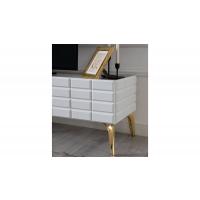 Beyaz Gold detaylı Tv Sehpası Lara