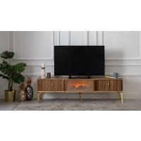 Ceviz Gold Detaylı Tv Sehpası Derya