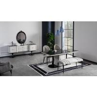 Gravel Mermer Desenli Yemek Odası