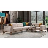 Loft Ahşap Ayaklı Köşe Takımı