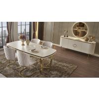 Palmira Luxury Gold Ayaklı Yemek Odası