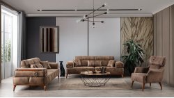 Kol Mekanizmalı Koltuk Takımı Zümrüt