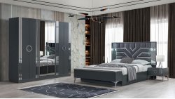 Madrid Antrasit Yatak Odası