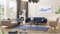 Omega Lacivert Koltuk Takımı