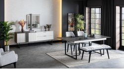 Retro Modern Yemek Odası