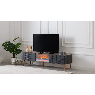 Ceviz Antrasit TV Sehpası Lara