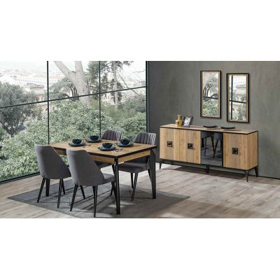 Dora Meşe Yemek Odası