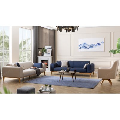 Omega Lacivert Koltuk Takımı