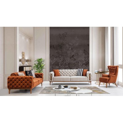 Ahşap Detaylı Sirius Koltuk Takımı