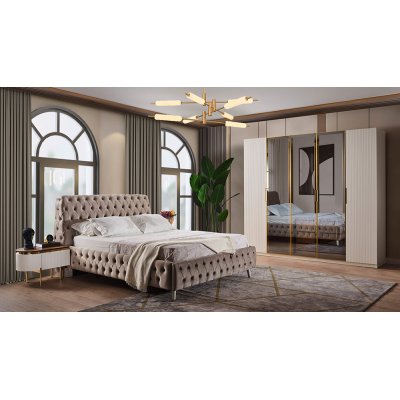 Tesla Yatak Odası (Ekru)