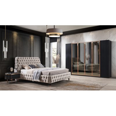 Tesla Yatak Odası (Siyah)