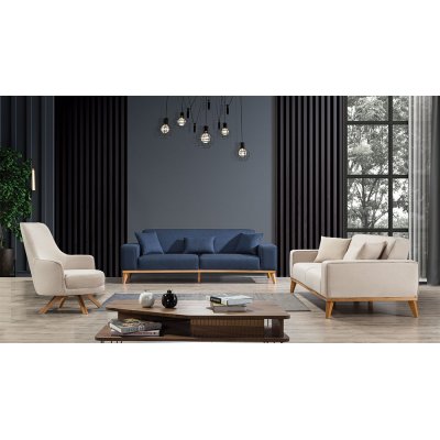 Vista Ahşap Ayaklı Koltuk Takımı