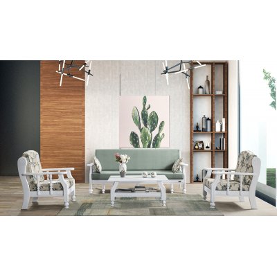 Yonca İskandinav Koltuk(Beyaz)